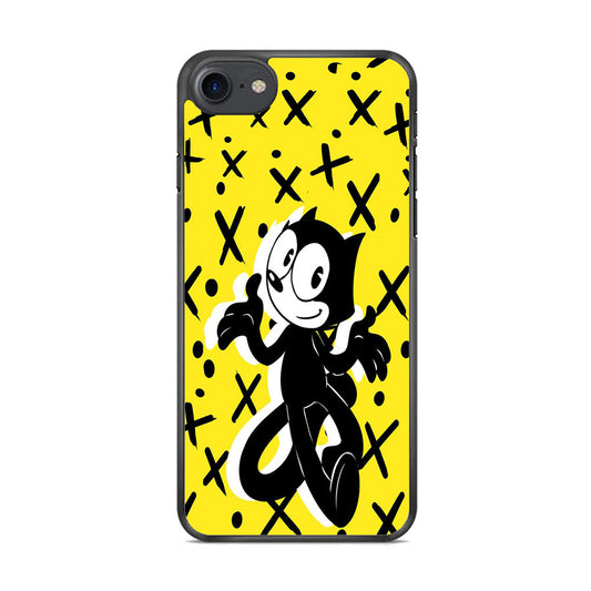 Felix The Cat Yellow iPhone 8 Case