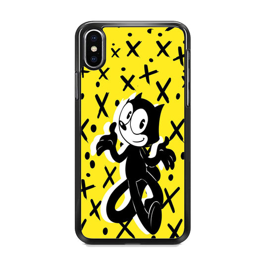 Felix The Cat Yellow iPhone Xs Max Case