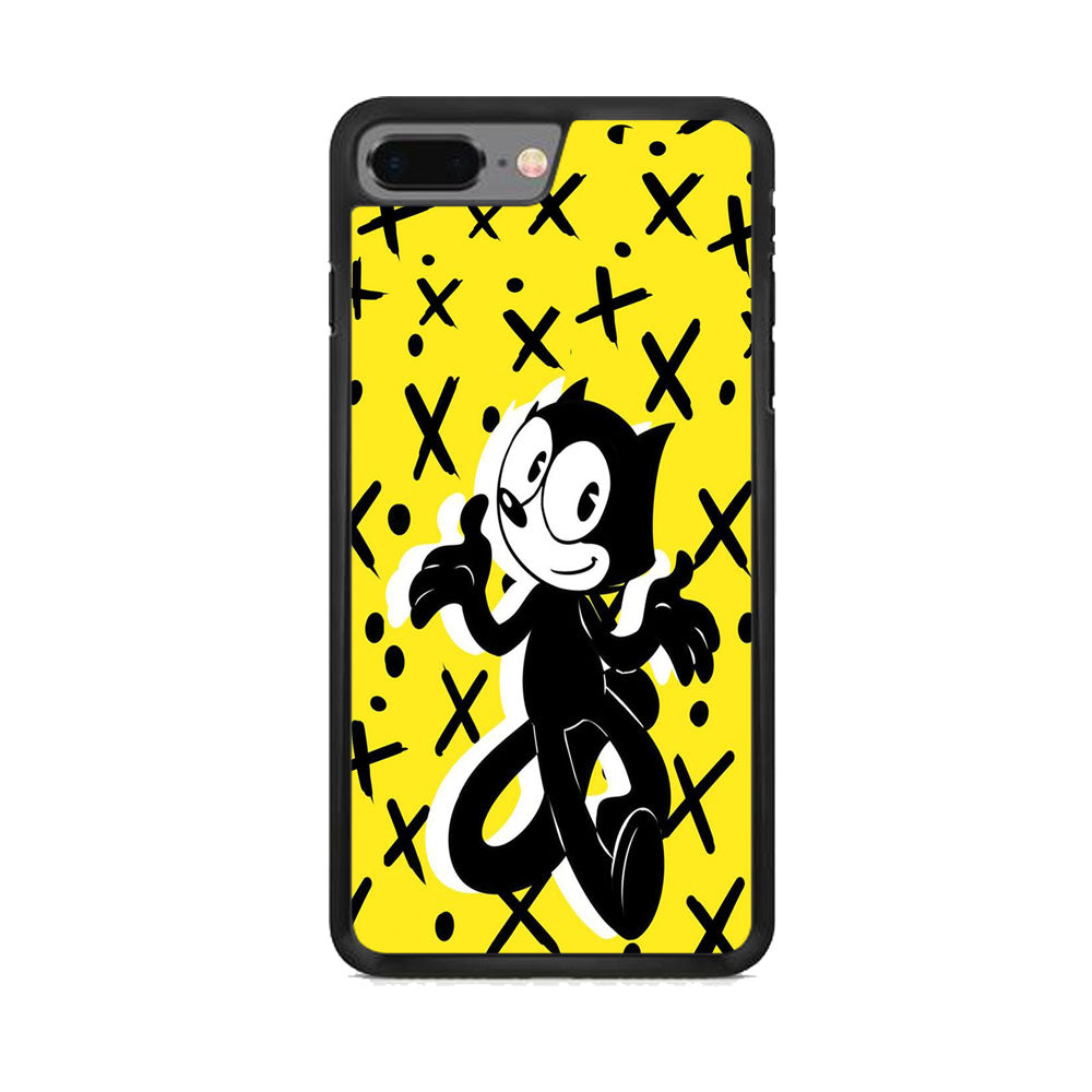 Felix The Cat Yellow iPhone 8 Plus Case
