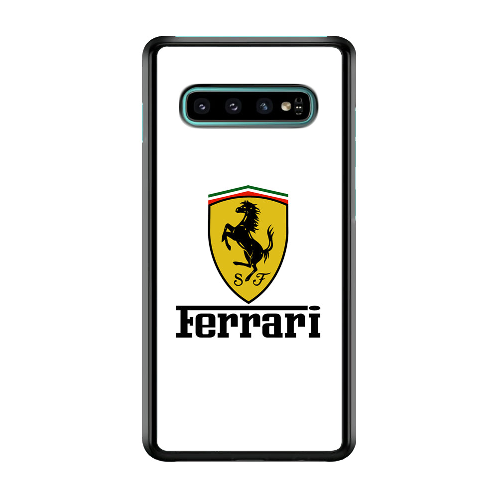 Ferrari Icon Of Logo Samsung Galaxy S10 Case - Ezzystore