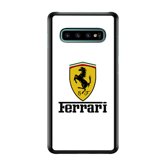 Ferrari Icon Of Logo Samsung Galaxy S10 Case - Ezzystore