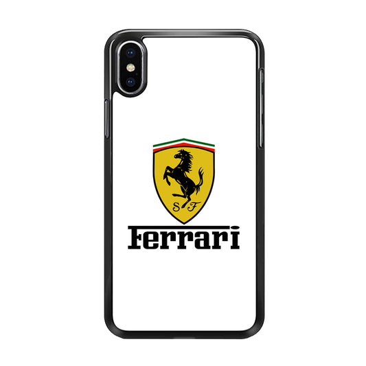 Ferrari Icon Of Logo iPhone X Case - Ezzystore