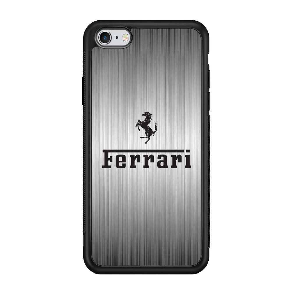 Ferrari Silver Grey iPhone 6 Plus | 6s Plus Case - Ezzystore