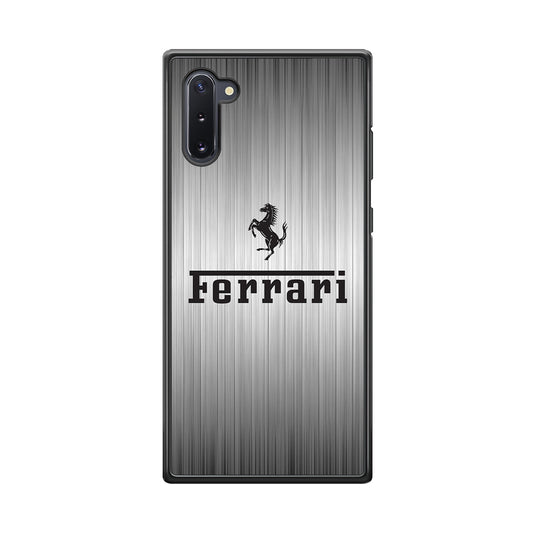 Ferrari Silver Grey Samsung Galaxy Note 10 Case - Ezzystore