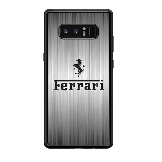 Ferrari Silver Grey Samsung Galaxy Note 8 Case - Ezzystore