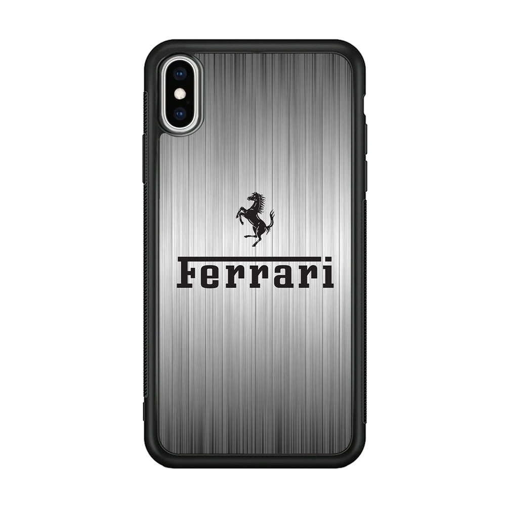 Ferrari Silver Grey iPhone X Case - Ezzystore
