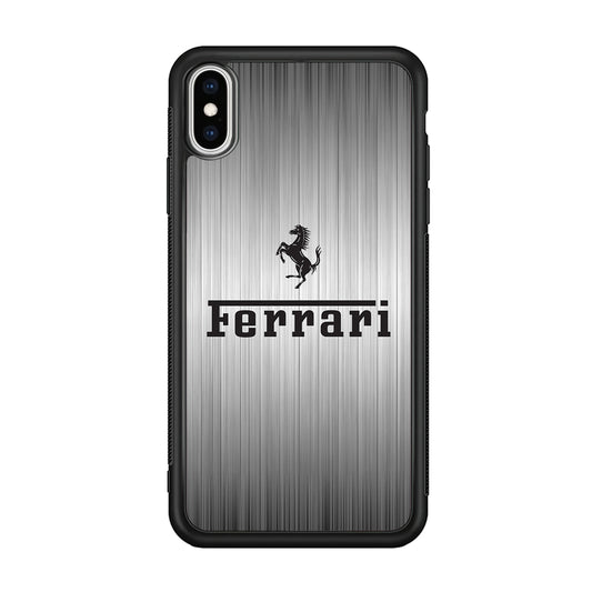 Ferrari Silver Grey iPhone X Case - Ezzystore