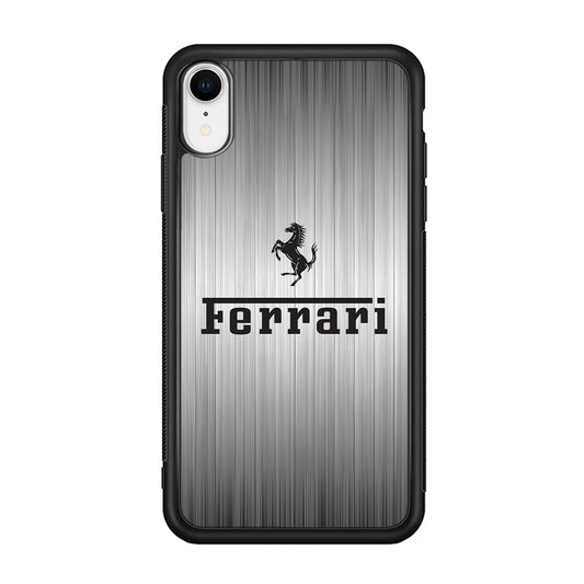 Ferrari Silver Grey iPhone XR Case - Ezzystore