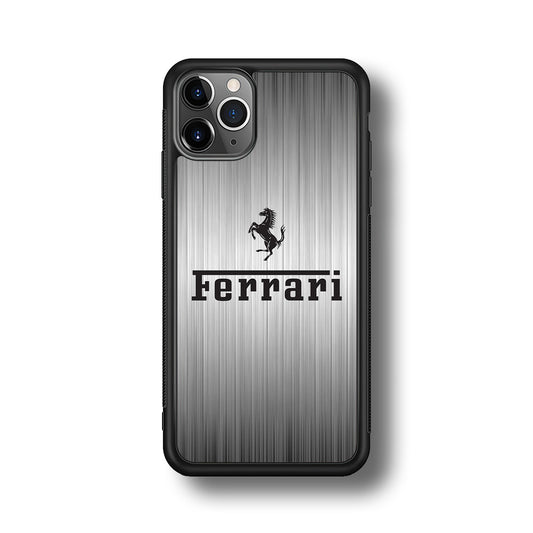Ferrari Silver Grey iPhone 11 Pro Case - Ezzystore