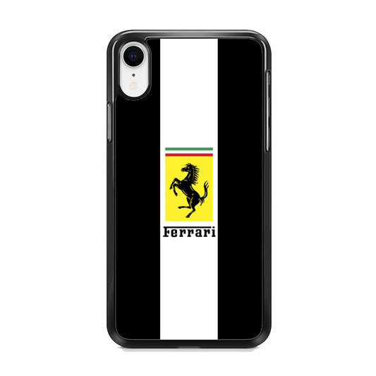 Ferrari Stripe White iPhone XR Case - Ezzystore