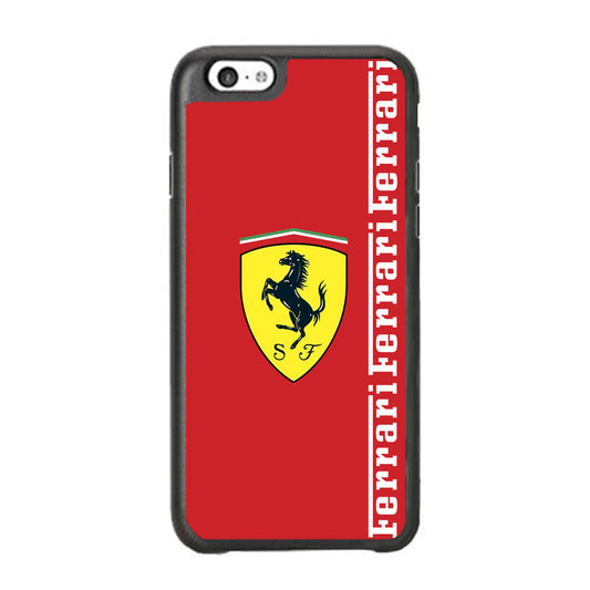 Ferrari Word Maroon Emlem iPhone 6 | 6s Case - Ezzystore