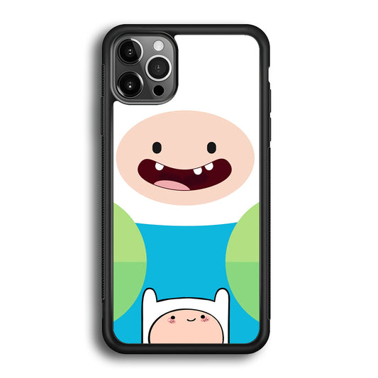 Fin Adventure Time Smiling Face iPhone 12 Pro Case