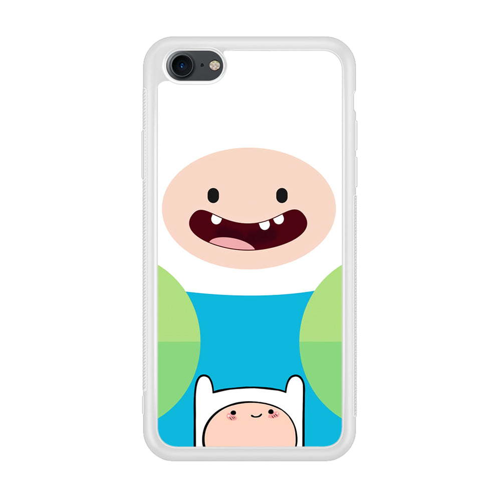Fin Adventure Time Smiling Face iPhone 8 Case