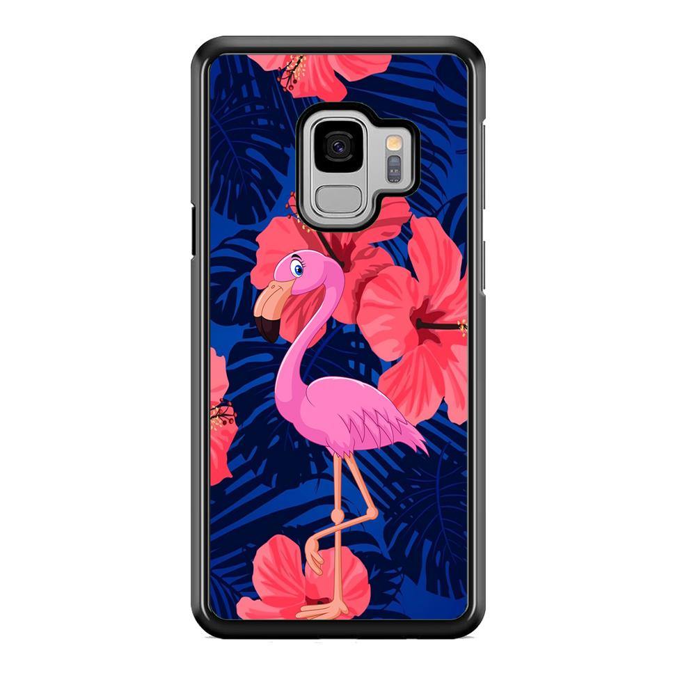 Flamingo Hibiscus Flowers Samsung Galaxy S9 Case - ezzyst