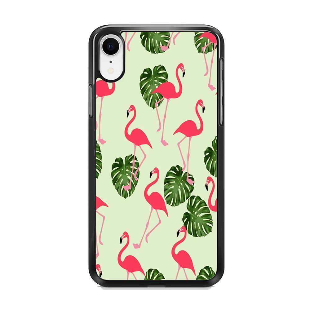 Flamingo Leaf iPhone XR Case - ezzyst