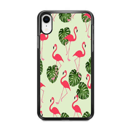Flamingo Leaf iPhone XR Case - ezzyst