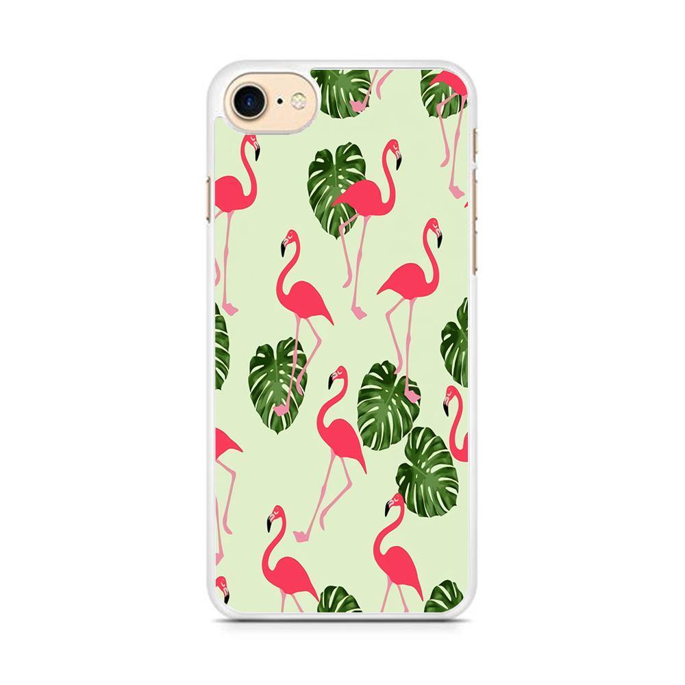 Flamingo Leaf iPhone 8 Case - ezzyst