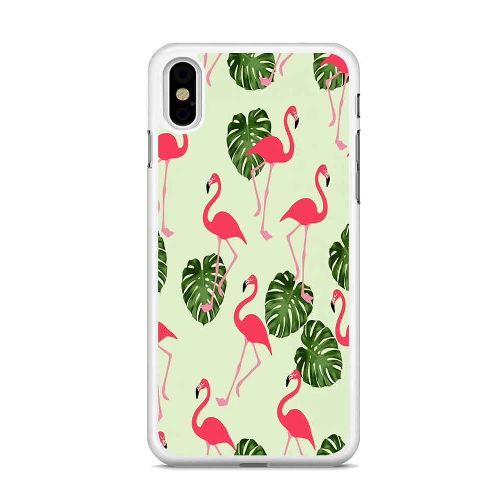 Flamingo Leaf iPhone Xs Max Case - ezzyst