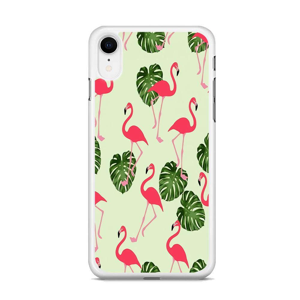 Flamingo Leaf iPhone XR Case - ezzyst