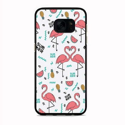 Flamingo Summer Samsung Galaxy S7 Edge Case - ezzyst