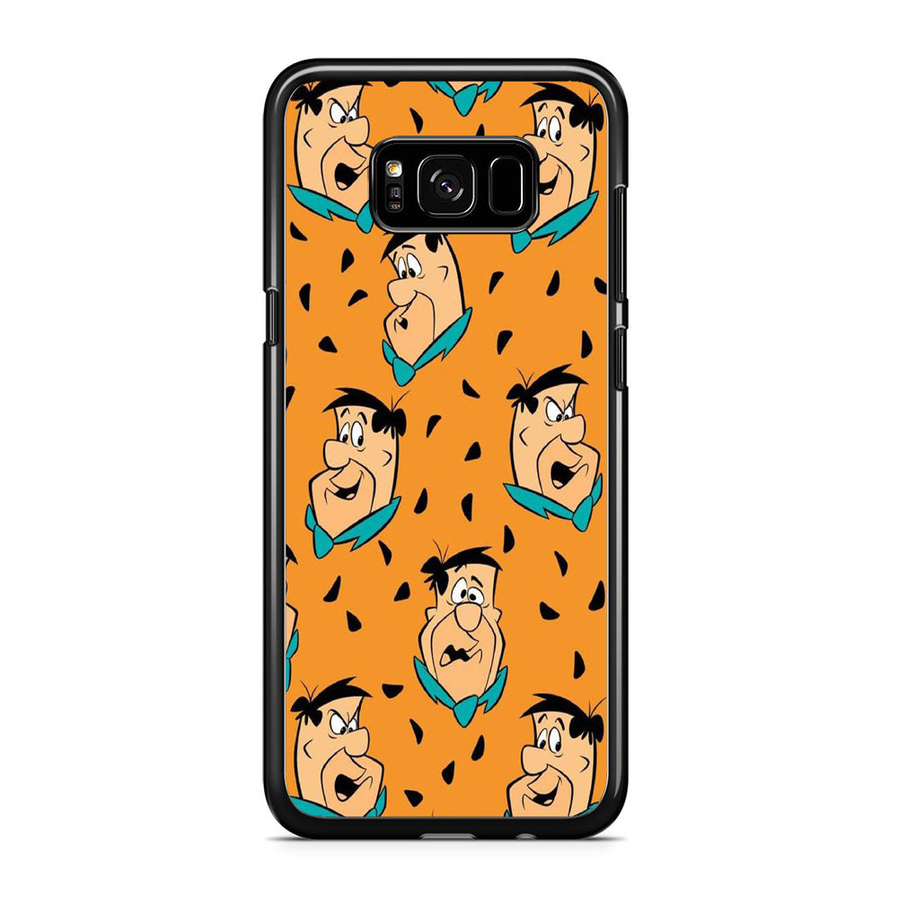 Flintstone Fred Doodle Emoji Samsung Galaxy S8 Plus Case