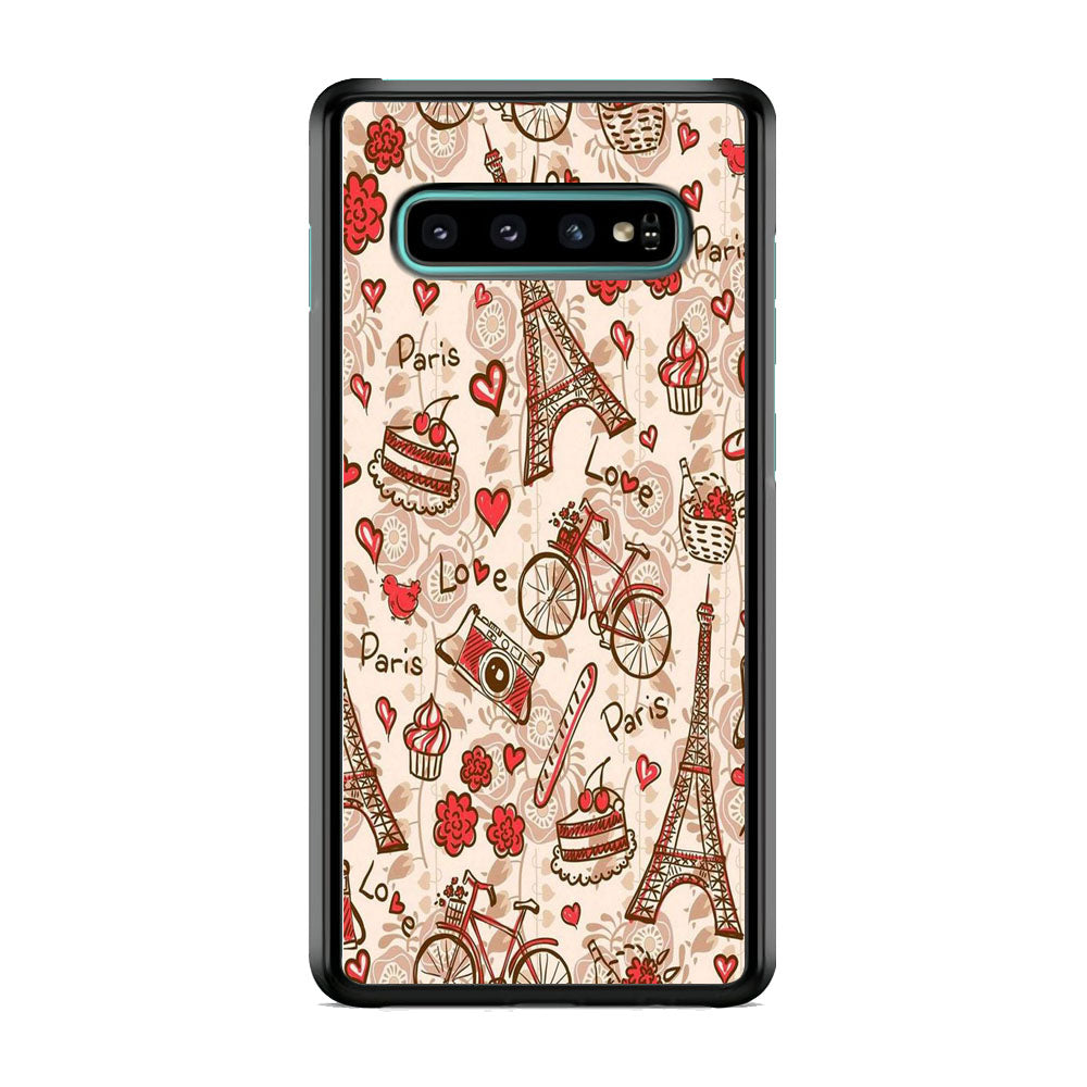 Flowers Beauty In Paris Wallpaper Samsung Galaxy S10 Case