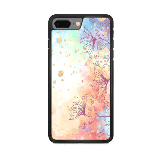 Flowers Purple And Mix Colours iPhone 8 Plus Case
