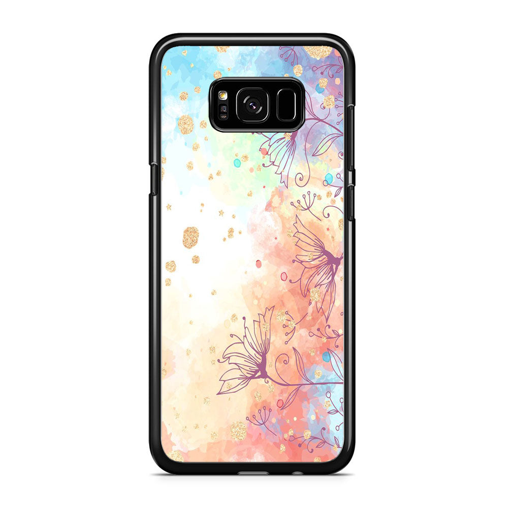 Flowers Purple And Mix Colours Samsung Galaxy S8 Plus Case