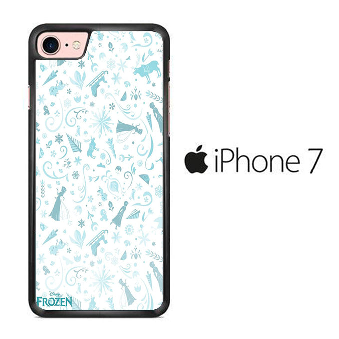 Frozen White Wallpaper iPhone 7 Case