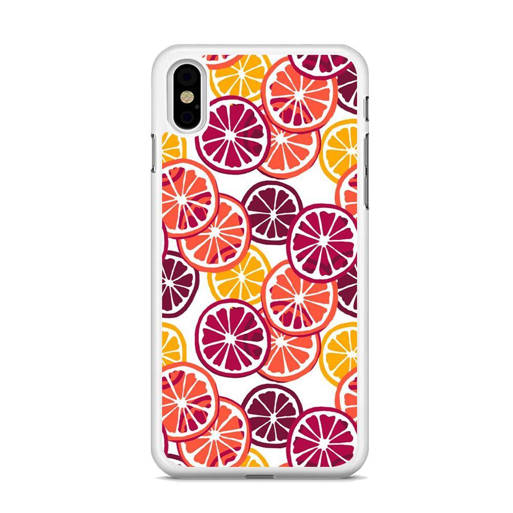 Fruit Fresh Orange iPhone X Case - ezzyst