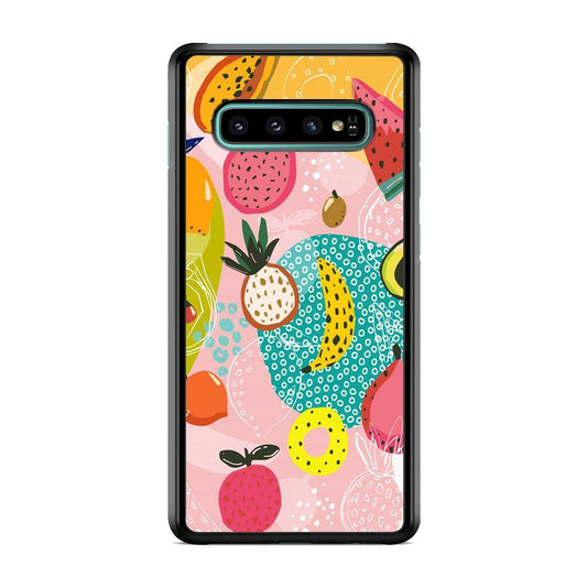 Fruit Mix Dessert Samsung Galaxy S10 Plus Case - ezzyst