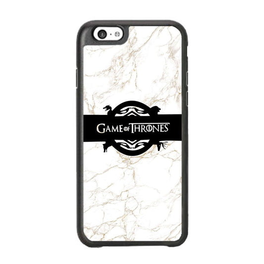 Game Of Thrones Logo White Marble iPhone 6 Plus | 6s Plus Case