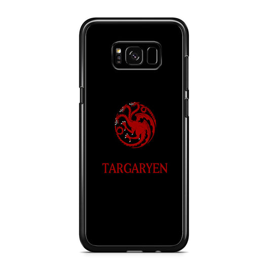 Game Of Thrones Targaryen Black Maroon Emblem Samsung Galaxy S8 Plus Case