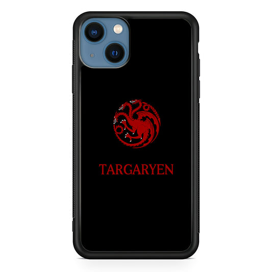 Game Of Thrones Targaryen Black Maroon Emblem iPhone 13 Case