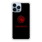 Game Of Thrones Targaryen Black Maroon Emblem iPhone 13 Pro Case