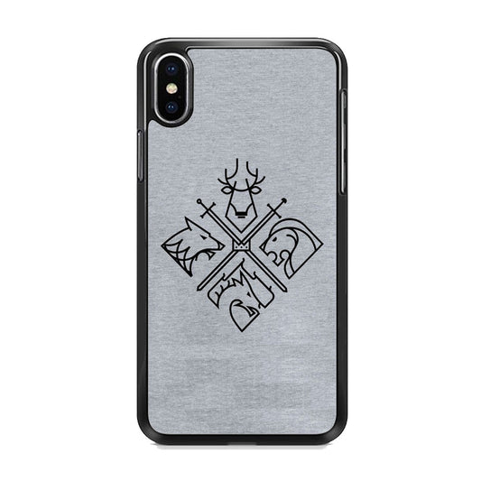 Game Of Thrones Valar Morghulis Grey Jeans Emblem iPhone X Case