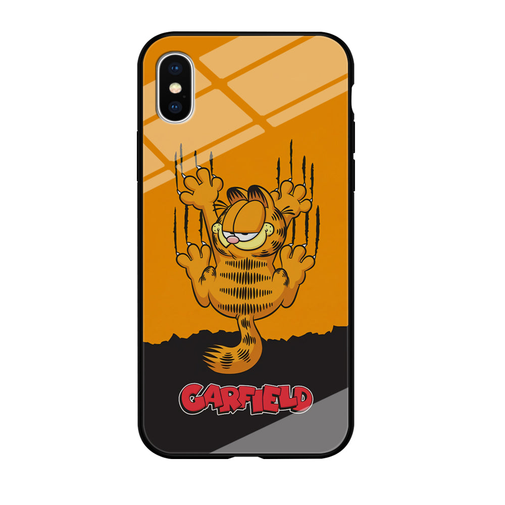 Garfield Claw Mark iPhone X Case