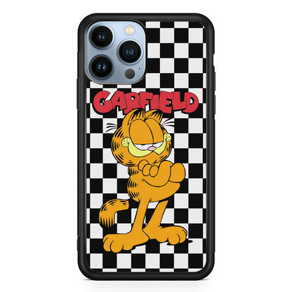 Garfield Cube Black Nad White iPhone 13 Pro Case
