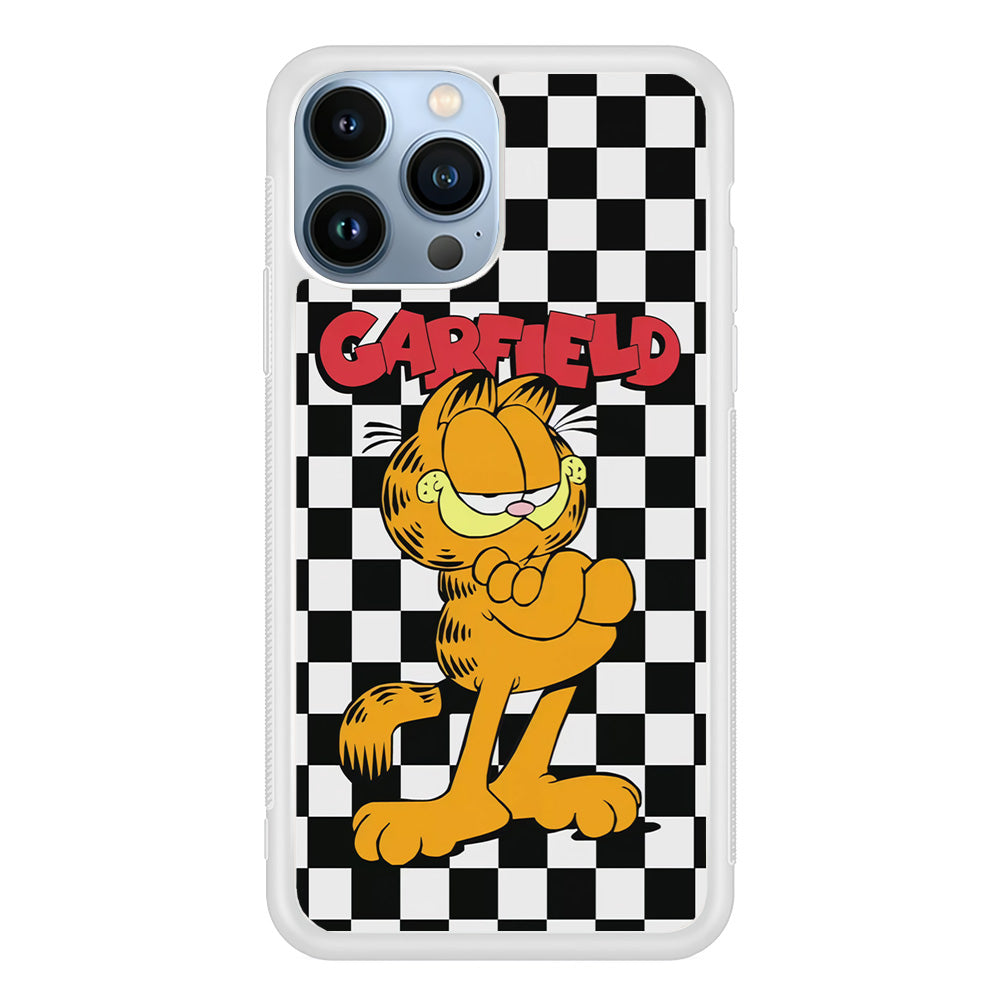 Garfield Cube Black Nad White iPhone 13 Pro Case