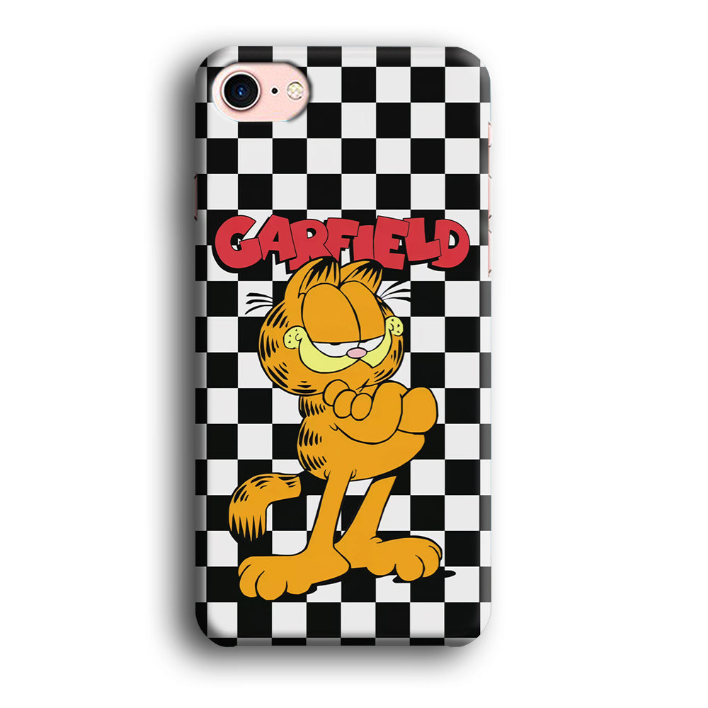 Garfield Cube Black Nad iPhone 8 Case