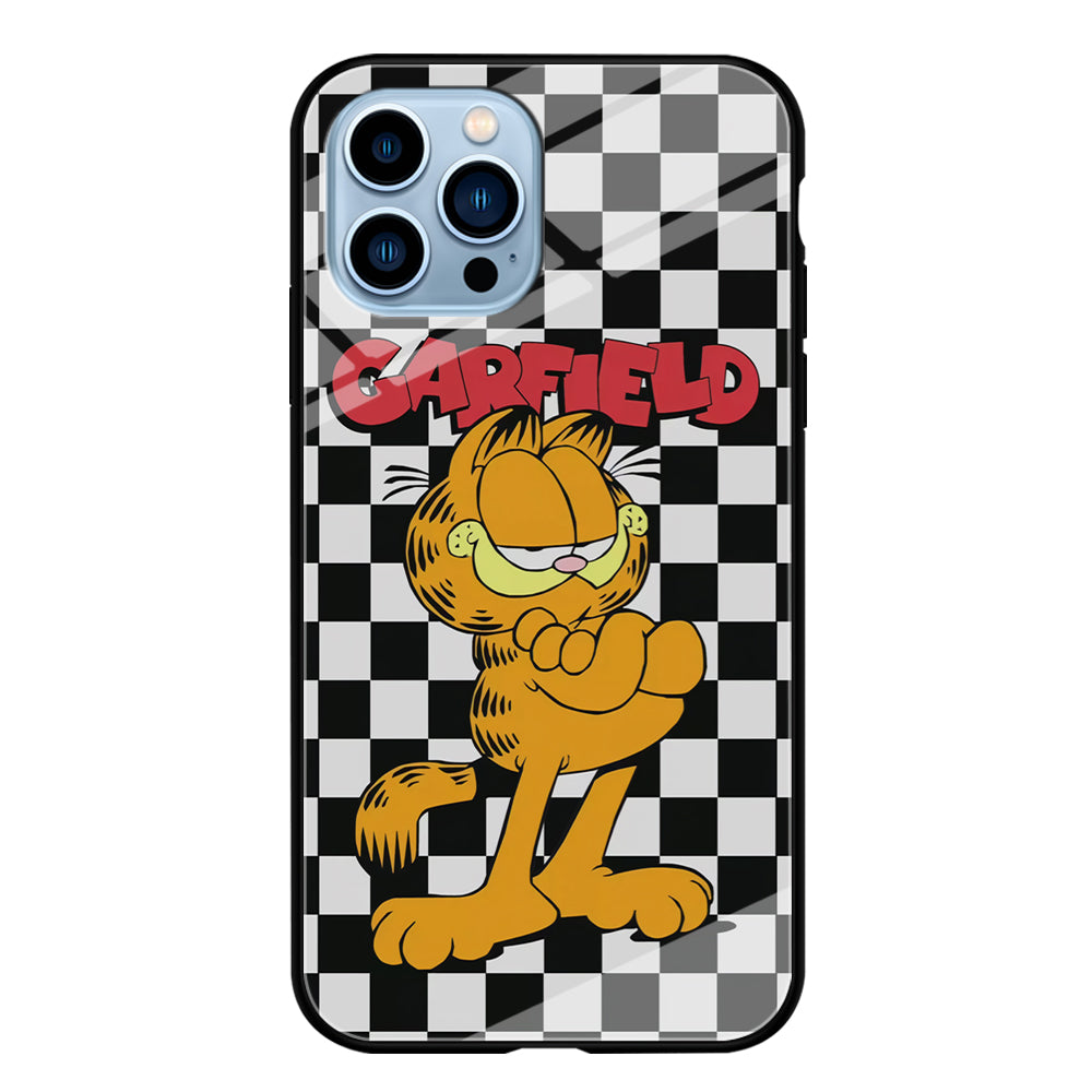 Garfield Cube Black Nad White iPhone 13 Pro Case