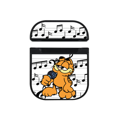 Garfield Singing Hard Plastic Case Cover For Apple Airpods