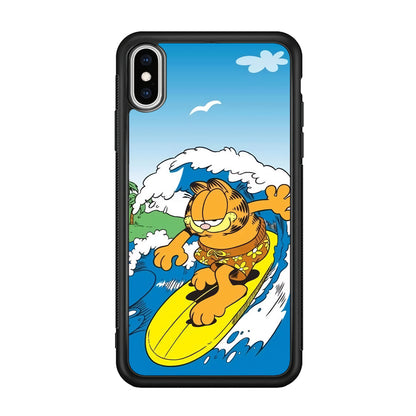 Garfield Surfing iPhone Xs Max Case