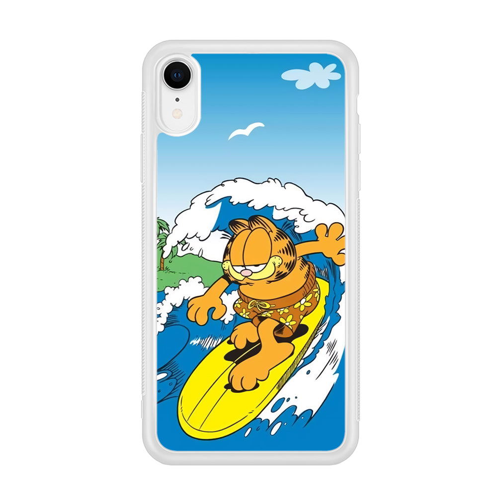Garfield Surfing iPhone XR Case