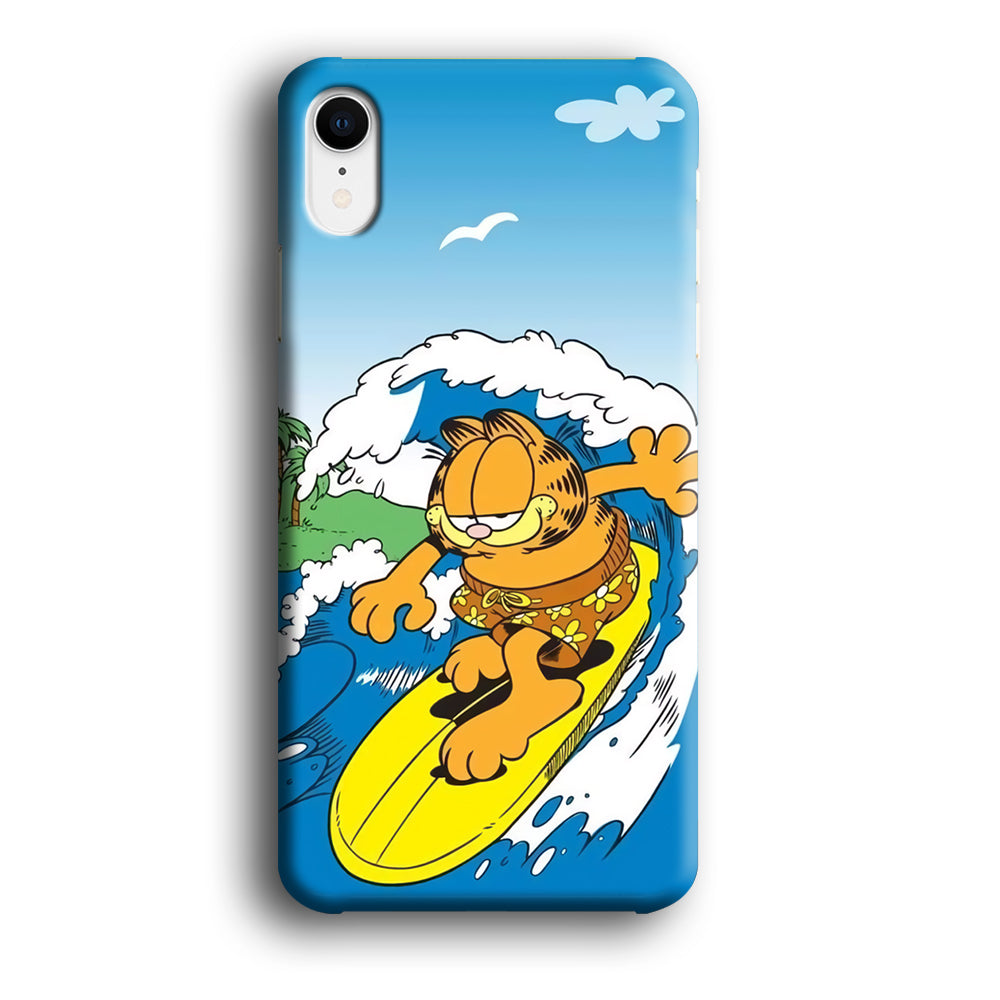 Garfield Surfing iPhone XR Case