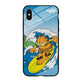 Garfield Surfing iPhone X Case