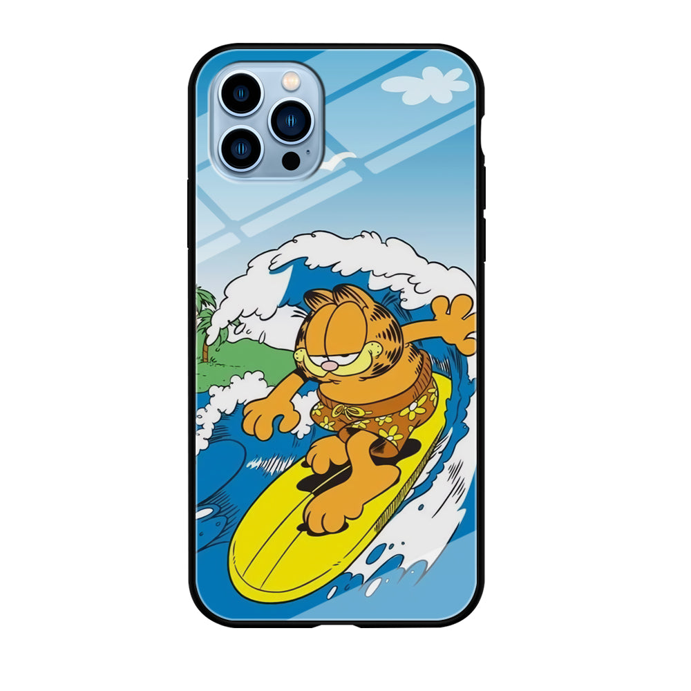 Garfield Surfing iPhone 12 Pro Max Case