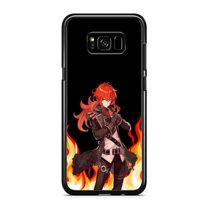Genshin Impact Diluc Pyro Element Samsung Galaxy S8 Case - ezzyst
