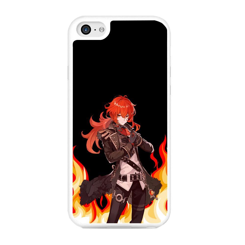 Genshin Impact Diluc Pyro Element iPhone 6 Plus | 6s Plus Case - ezzyst