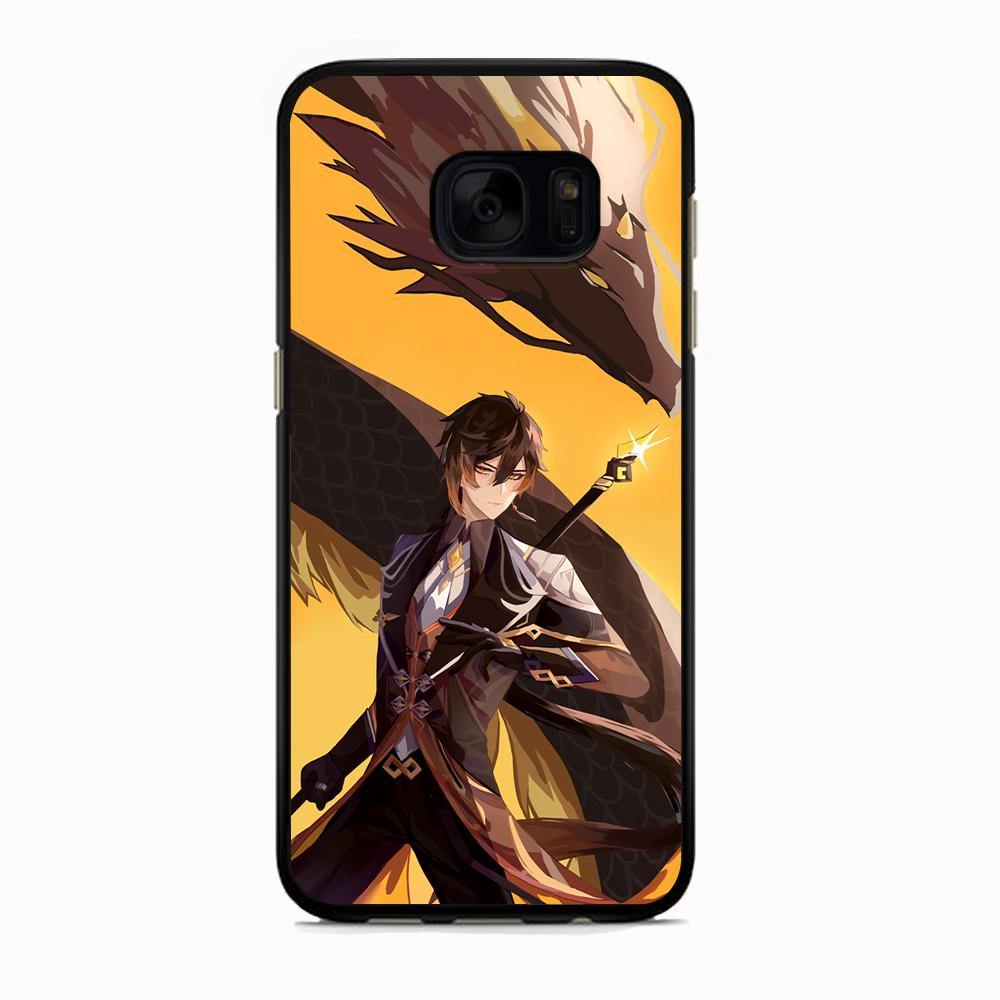 Genshin Impact Zhongli Geo Element Samsung Galaxy S7 Case - ezzyst